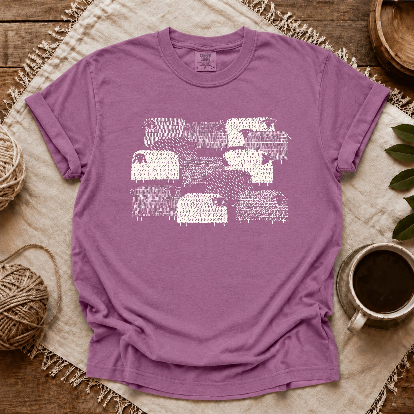 Comfort Colors Sheep Happens T-shirt