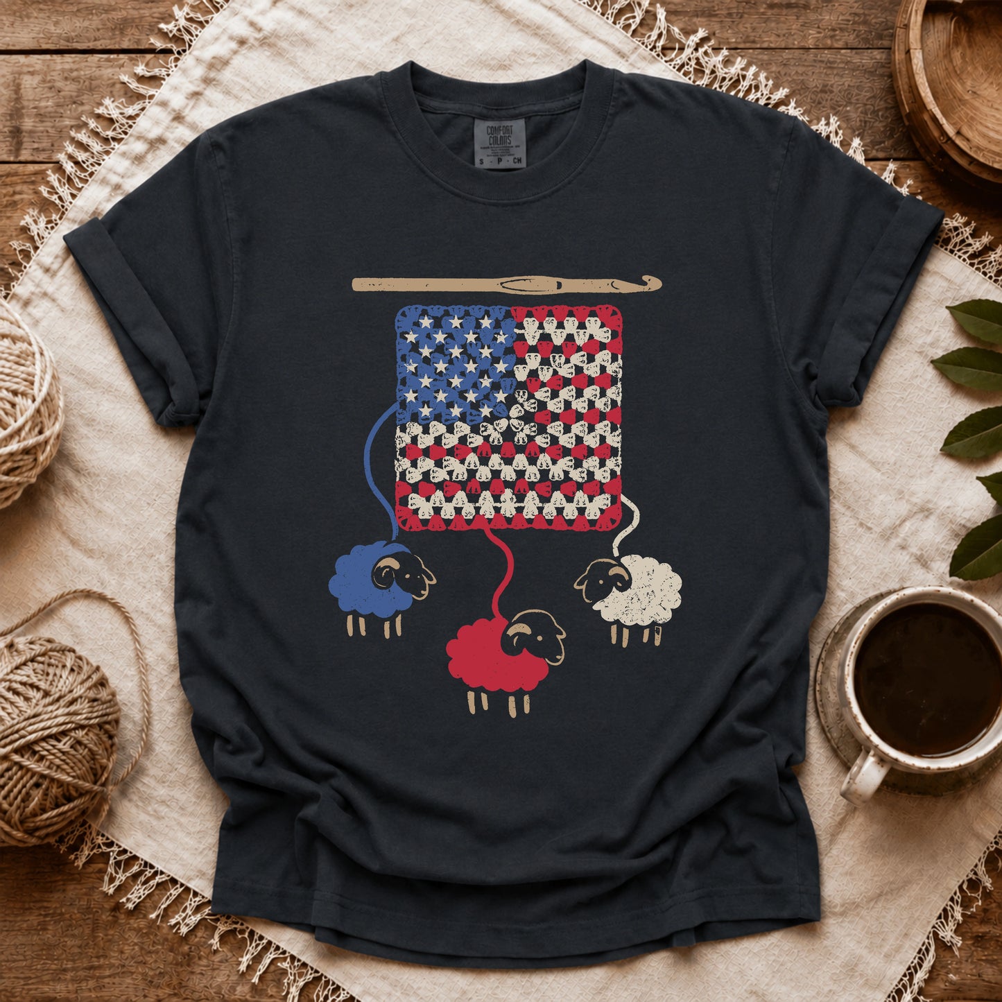 Comfort Colors America Granny Flock T-shirt