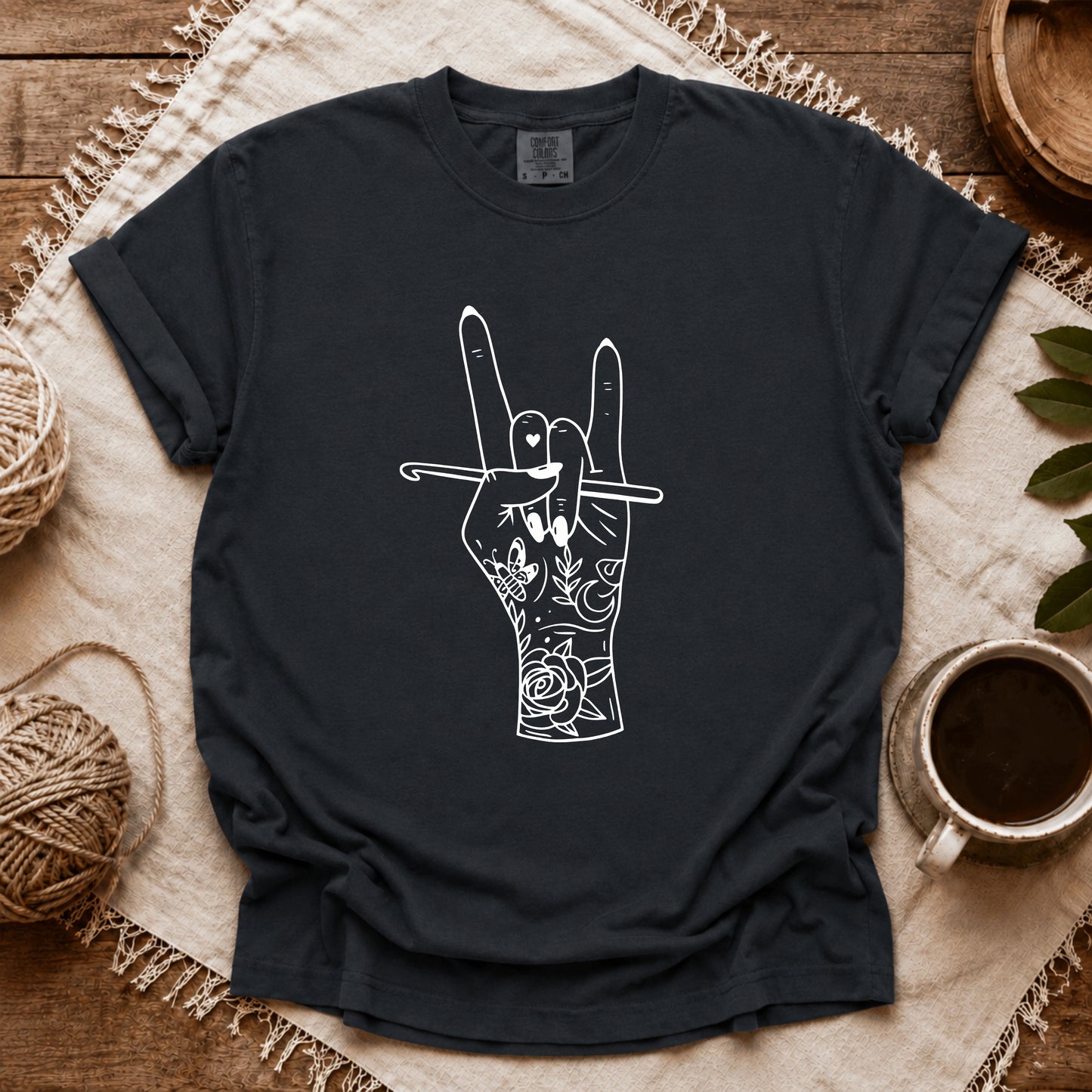 Comfort Colors Crocheting Rock T-shirt