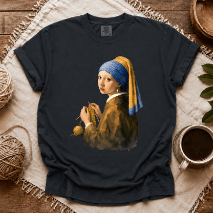 Comfort Colors Girl Knitting T-shirt