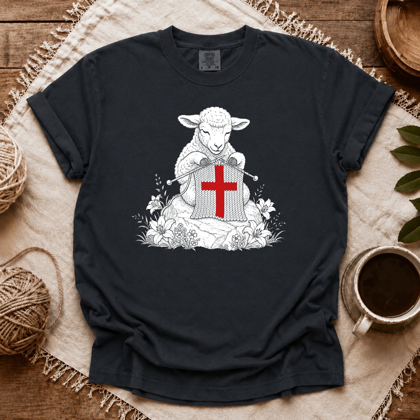 Comfort Colors Knitted in Christ T-shirt