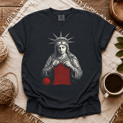 Comfort Colors Knitting For Liberty T-shirt