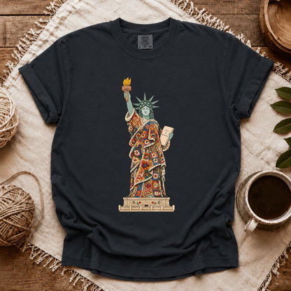 Comfort Colors Liberty Covered In Granny Squares T-shirt