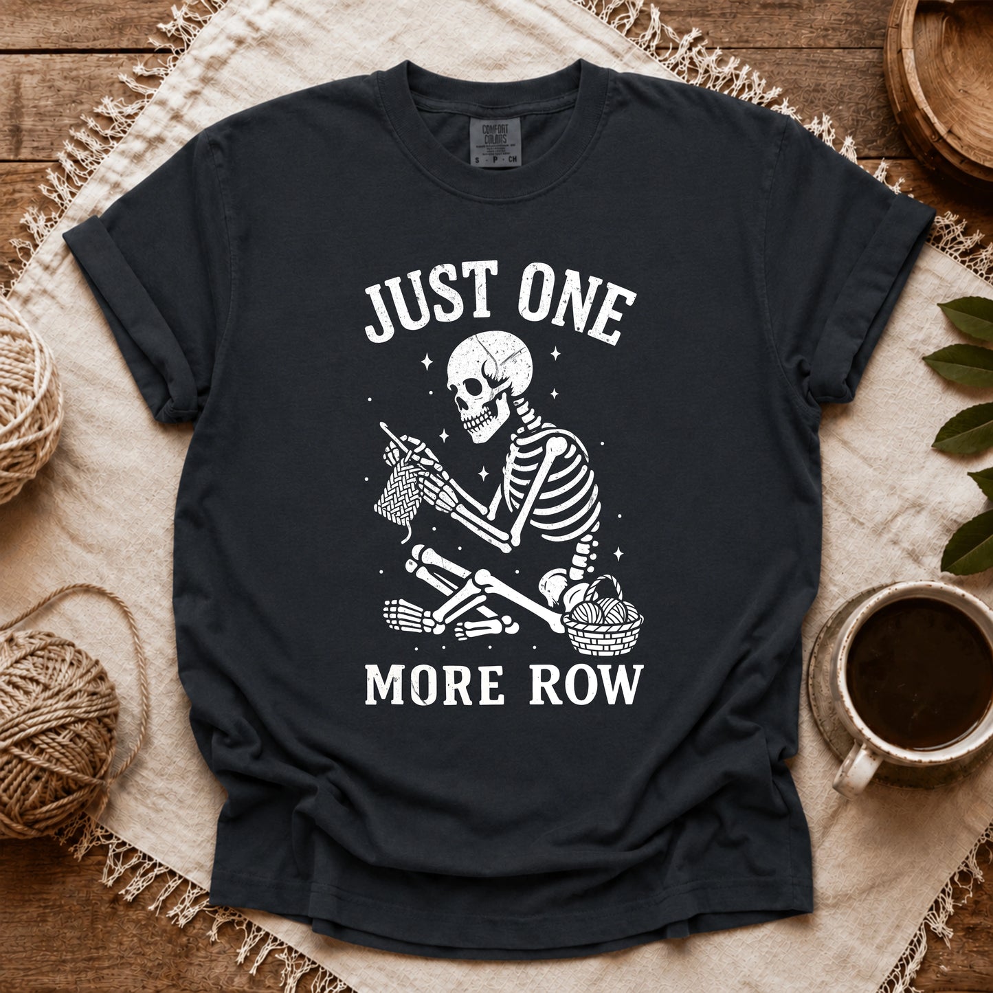 Comfort Colors One More Row Skeleton T-shirt