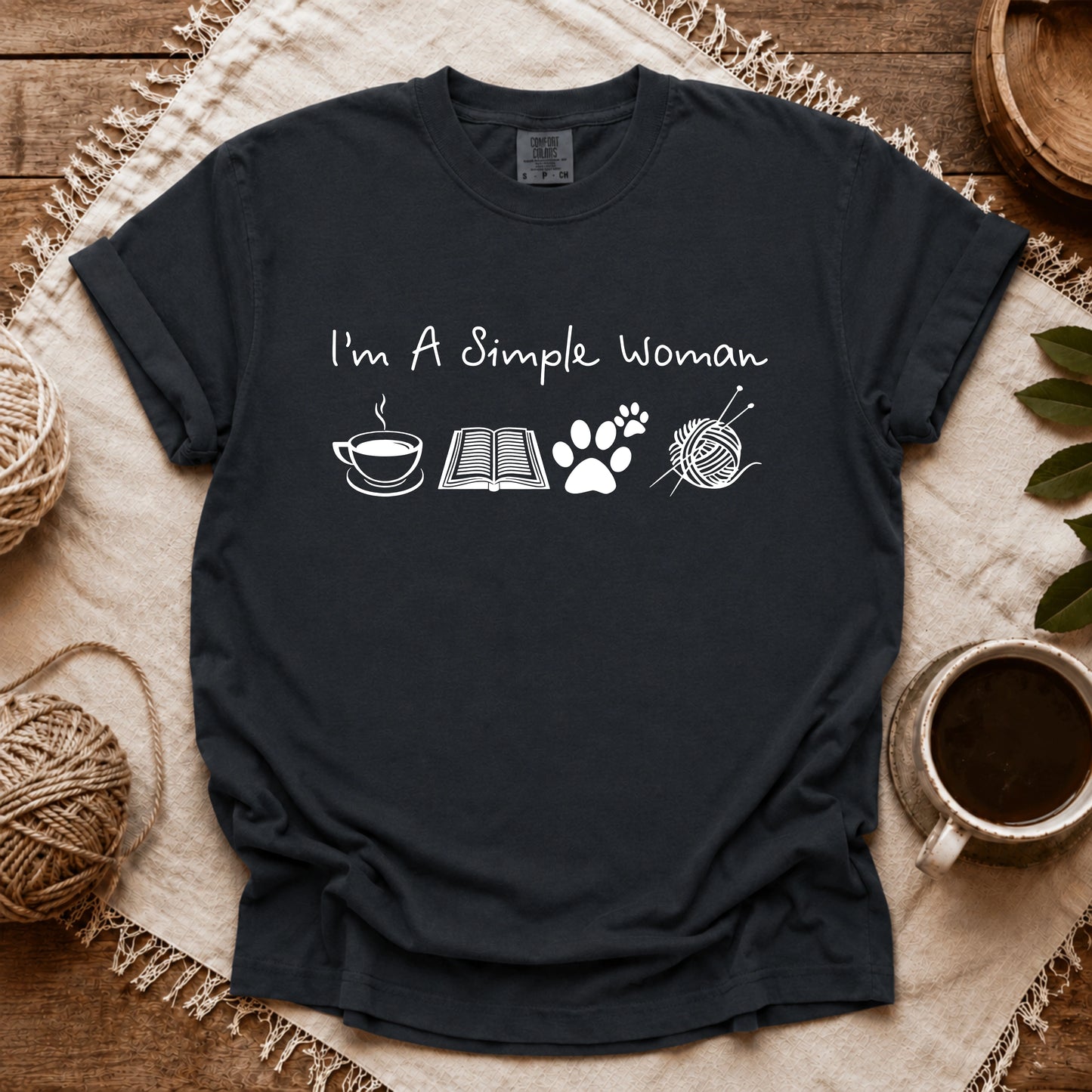 Comfort Colors Simple Woman T-shirt
