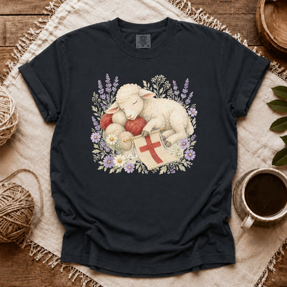 Comfort Colors The Lamb Who Knits Faith T-shirt
