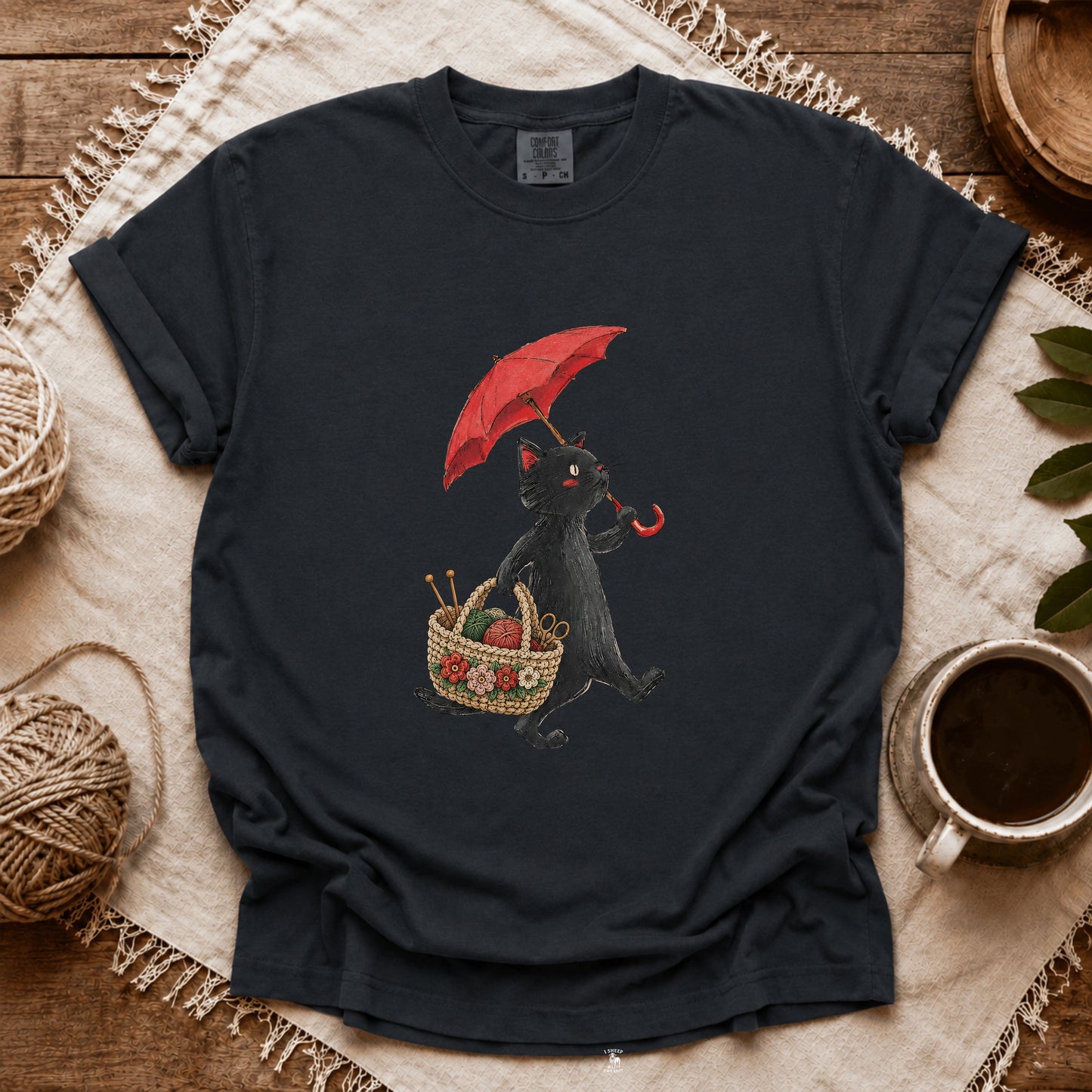 Comfort Colors Way To My Knitting Club T-shirt