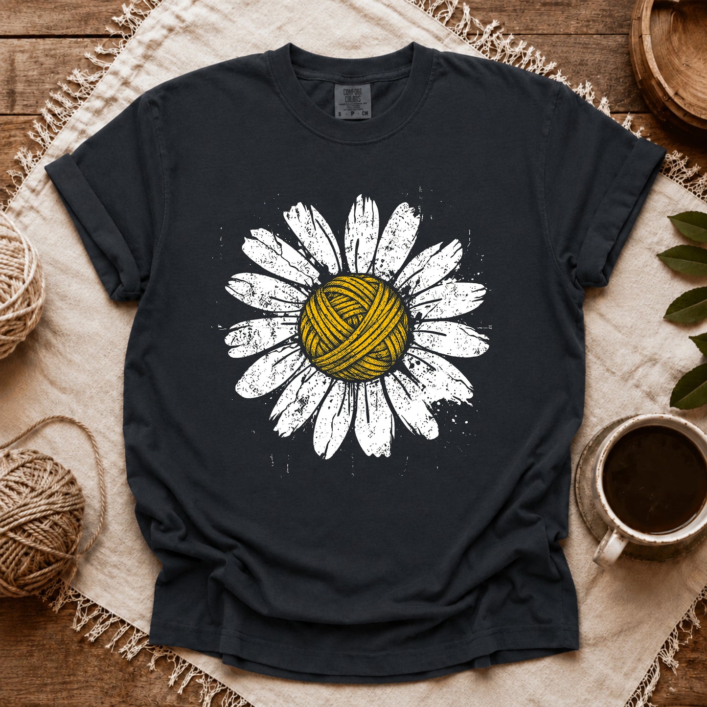Comfort Colors Yarn Daisy T-shirt