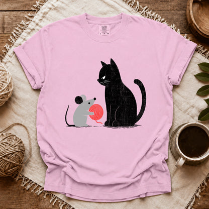 Comfort Colors Cat And Mice T-shirt