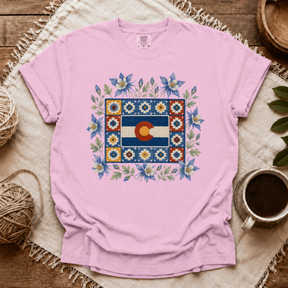 Comfort Colors Colorado In Granny Squares T-shirt