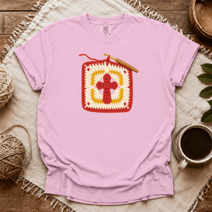 Comfort Colors Crochet Faith T-shirt