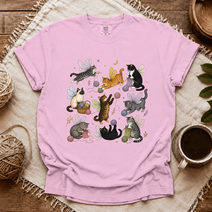 Comfort Colors Fairy Cats Club T-shirt