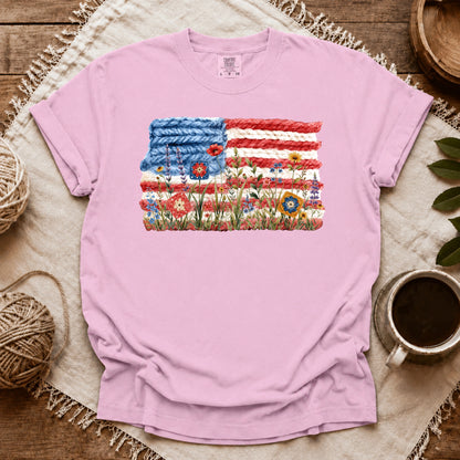 Comfort Colors Flowers, Stripes & Skeins T-shirt