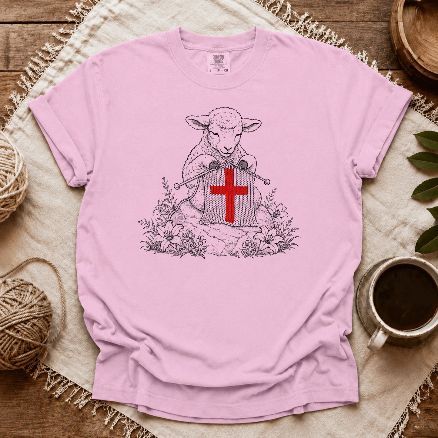 Comfort Colors Knitted in Christ T-shirt