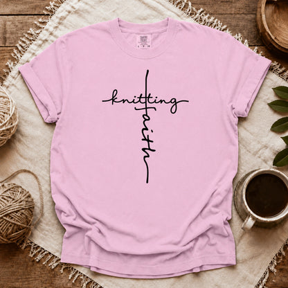 Comfort Colors Knitting Faith T-shirt