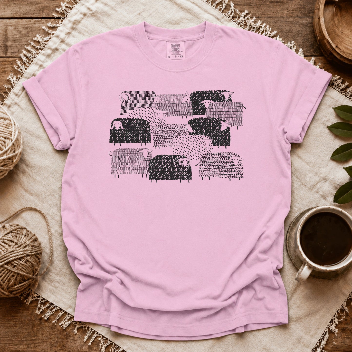 Comfort Colors Sheep Happens T-shirt