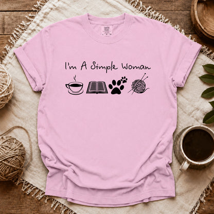 Comfort Colors Simple Woman T-shirt