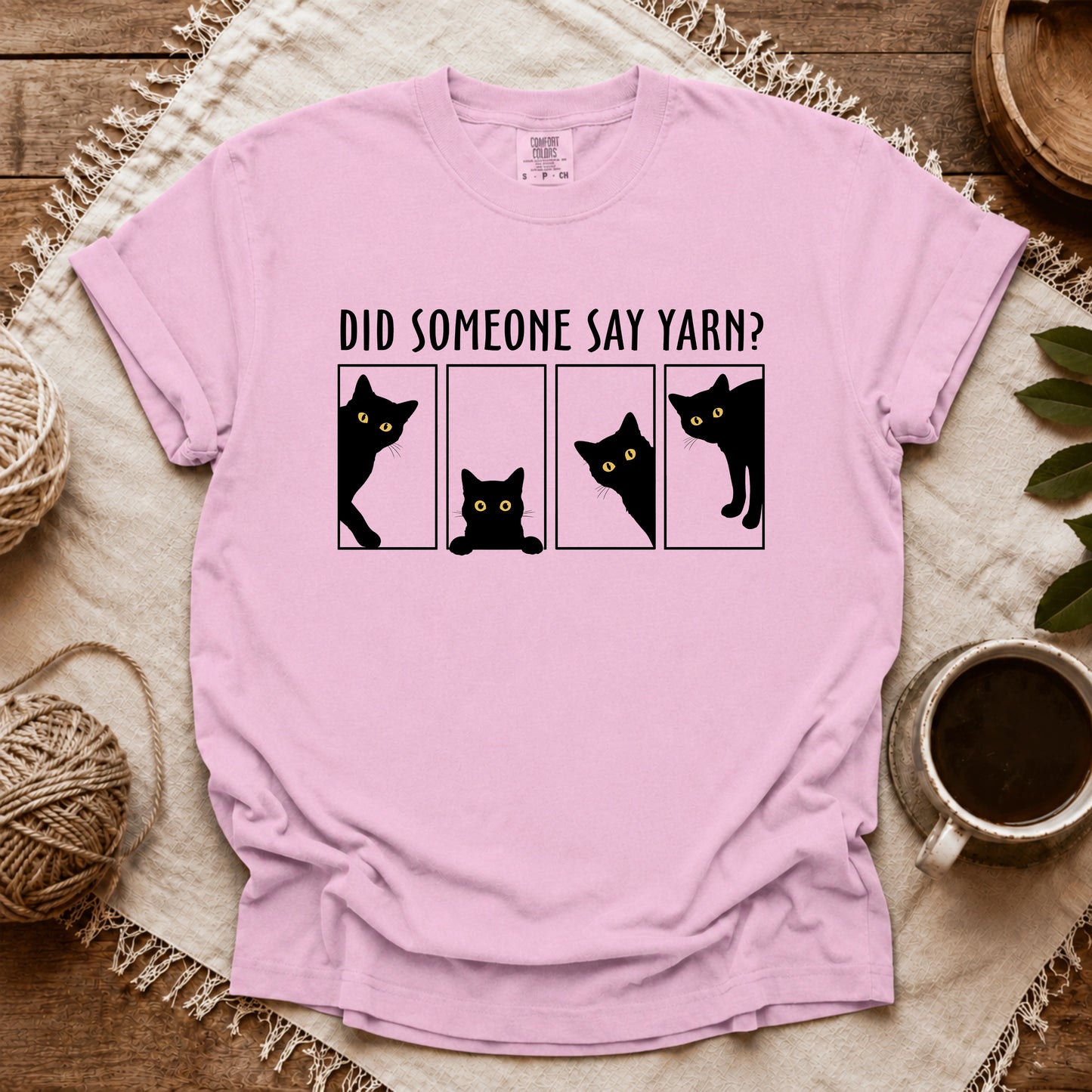 Comfort Colors Someone Say Yarn T-shirt