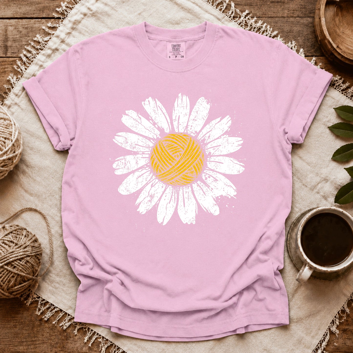 Comfort Colors Yarn Daisy T-shirt
