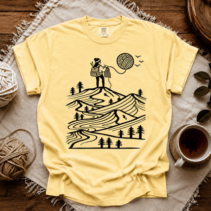 Comfort Colors A Camper Knitting The Sun T-shirt