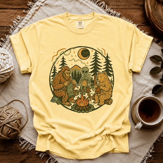 Comfort Colors Campfire Knitting Friends T-shirt