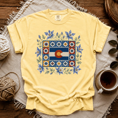 Comfort Colors Colorado In Granny Squares T-shirt