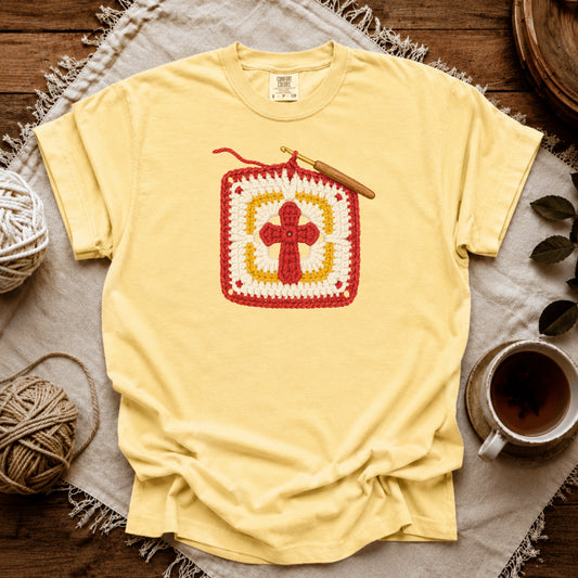 Comfort Colors Crochet Faith T-shirt