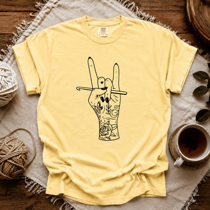 Comfort Colors Crocheting Rock T-shirt