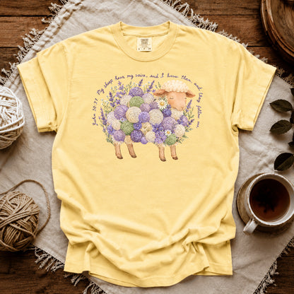 Comfort Colors Faithful Yarn Sheep T-shirt