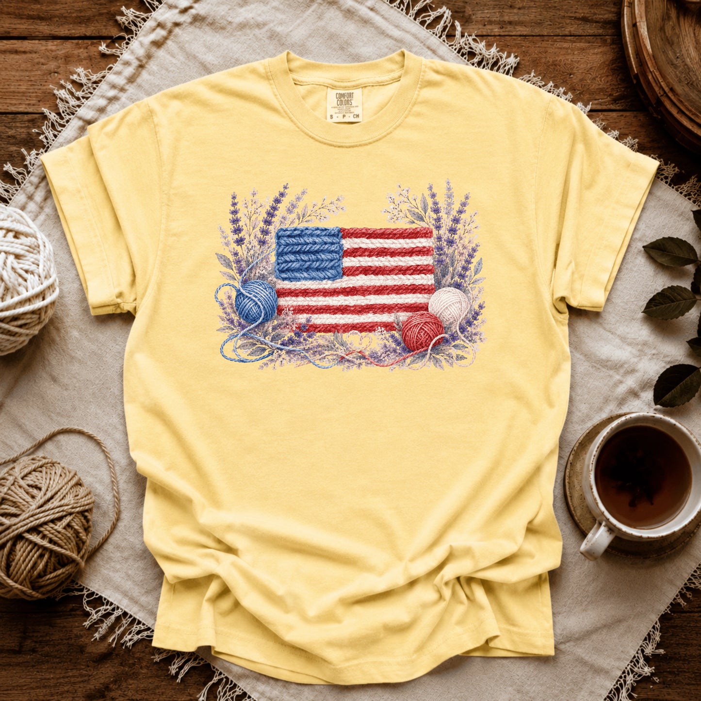 Comfort Colors Floral Liberty T-shirt