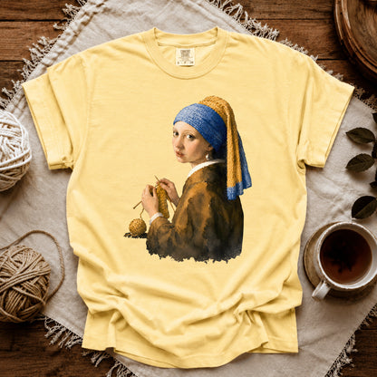 Comfort Colors Girl Knitting T-shirt