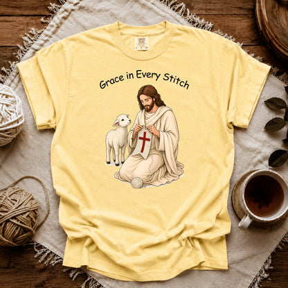 Comfort Colors Grace In Every Stitch T-shirt