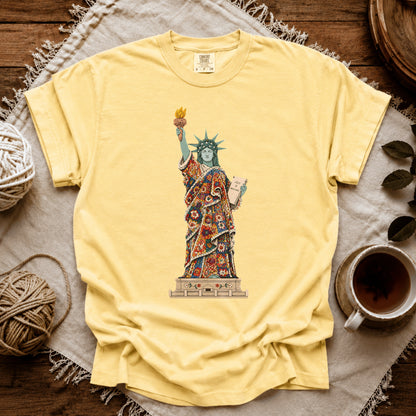 Comfort Colors Liberty Covered In Granny Squares T-shirt