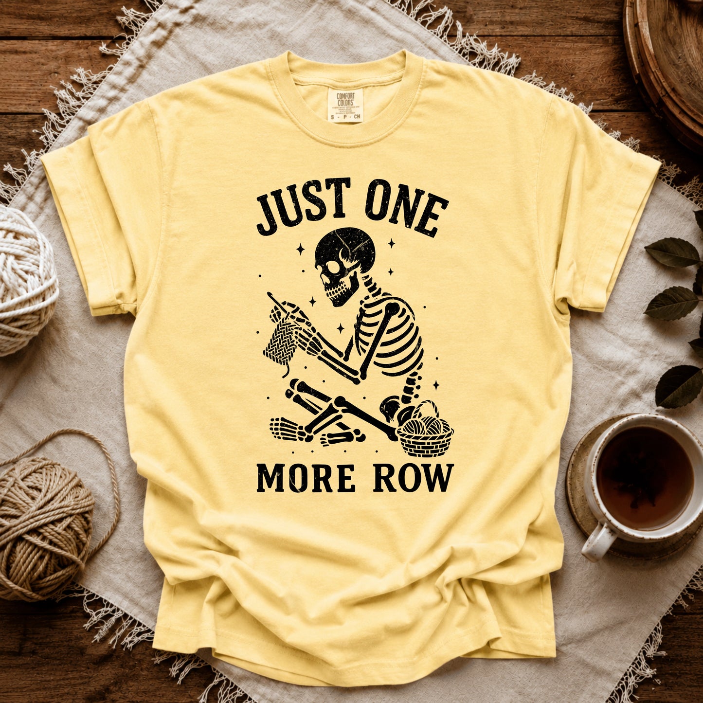 Comfort Colors One More Row Skeleton T-shirt