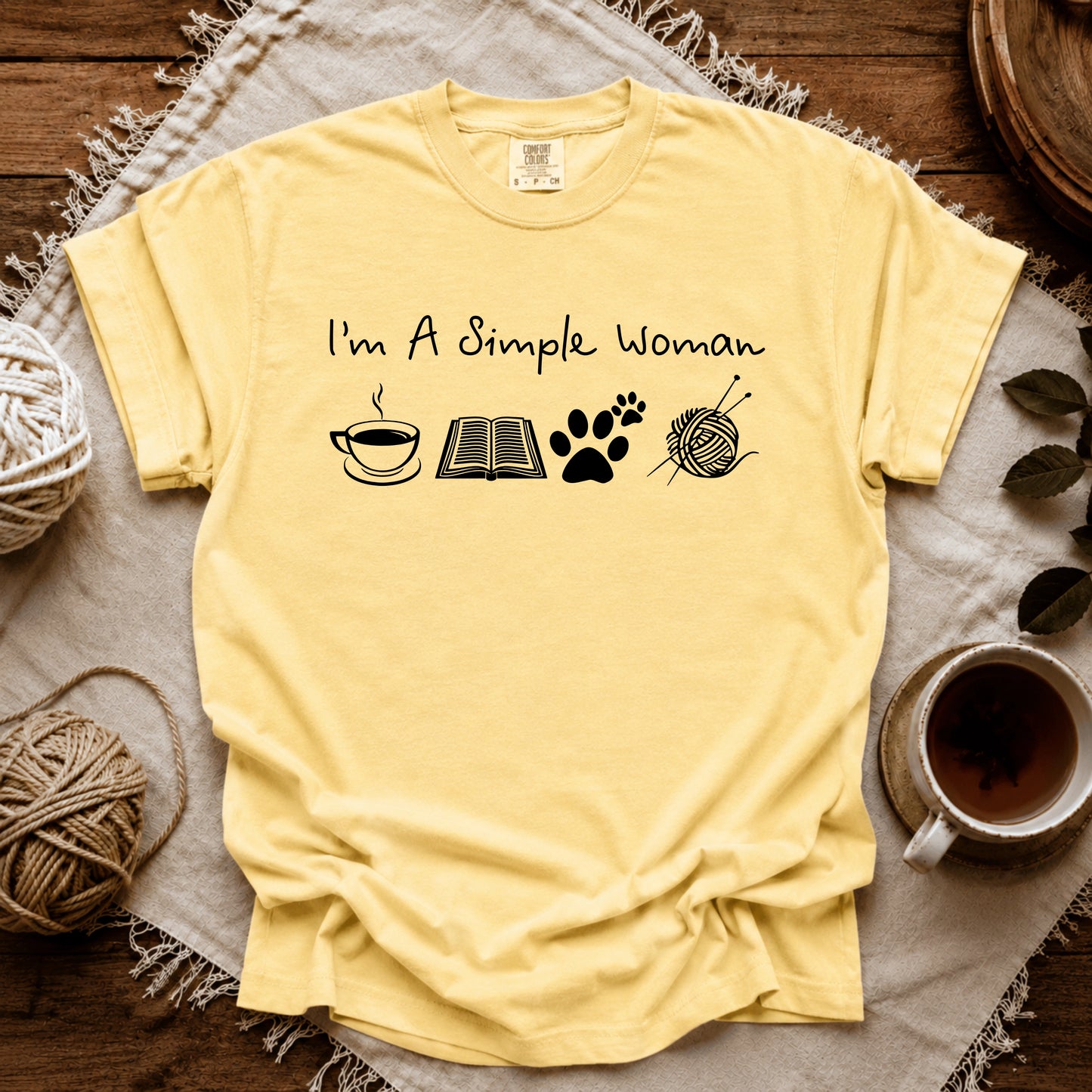 Comfort Colors Simple Woman T-shirt