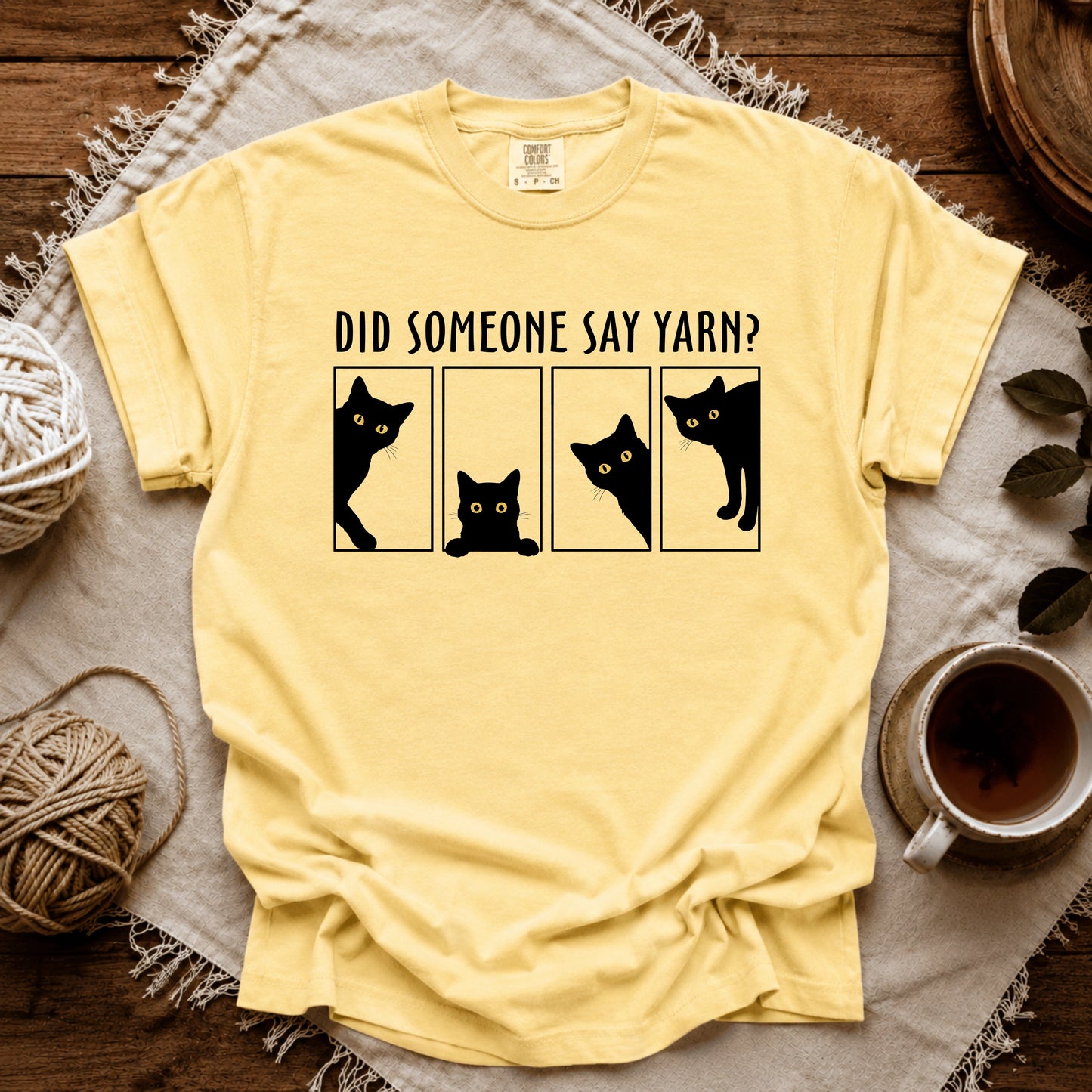 Comfort Colors Someone Say Yarn T-shirt