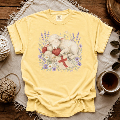 Comfort Colors The Lamb Who Knits Faith T-shirt
