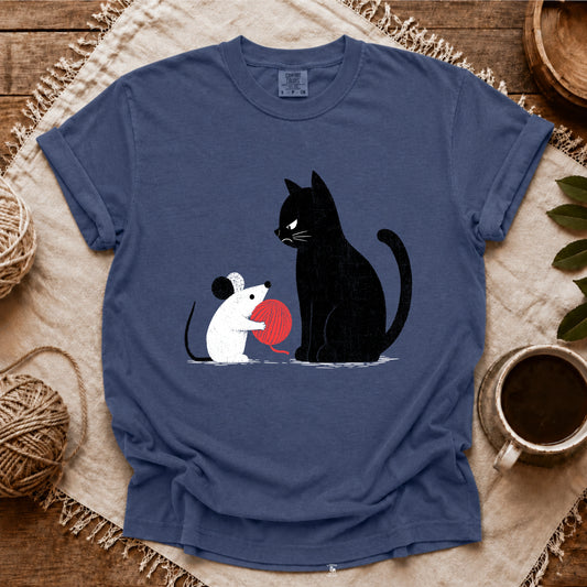 Comfort Colors Cat And Mice T-shirt