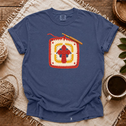 Comfort Colors Crochet Faith T-shirt