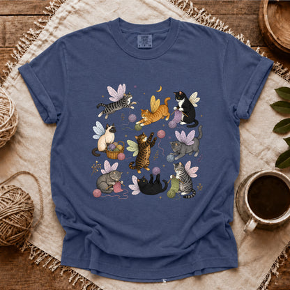 Comfort Colors Fairy Cats Club T-shirt