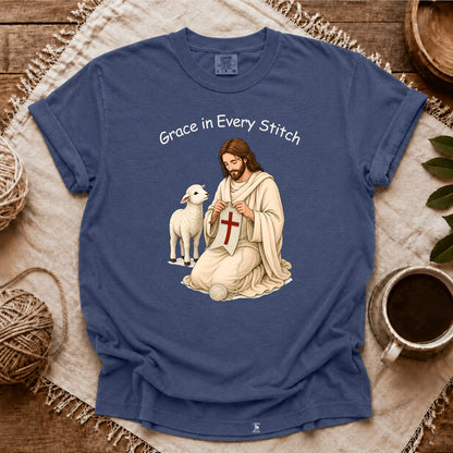 Comfort Colors Grace In Every Stitch T-shirt