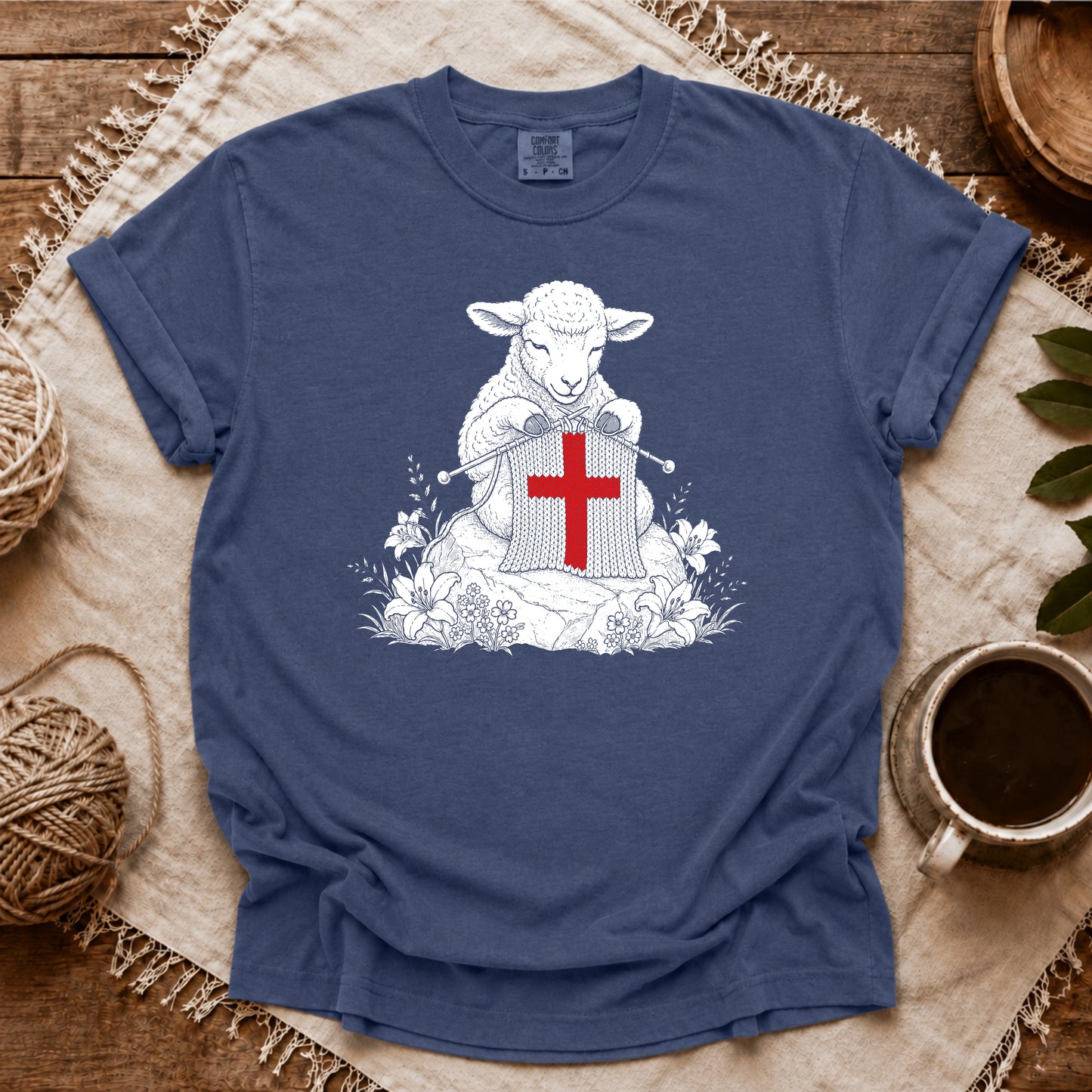 Comfort Colors Knitted in Christ T-shirt