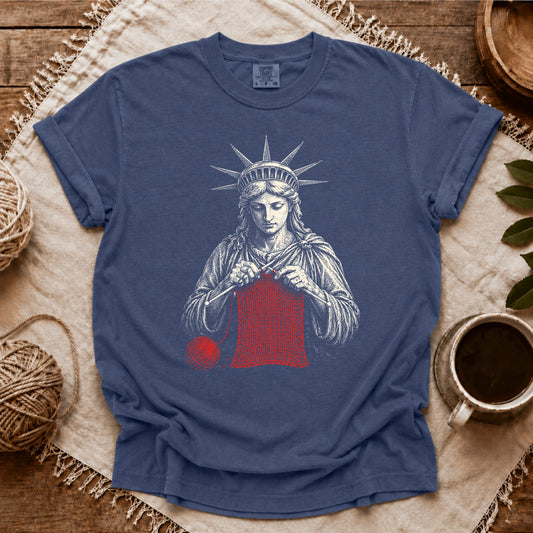 Comfort Colors Knitting For Liberty T-shirt