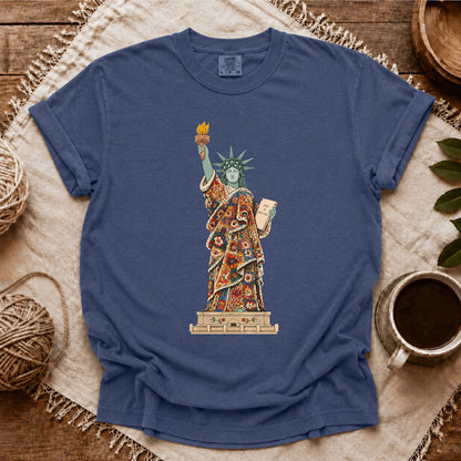 Comfort Colors Liberty Covered In Granny Squares T-shirt
