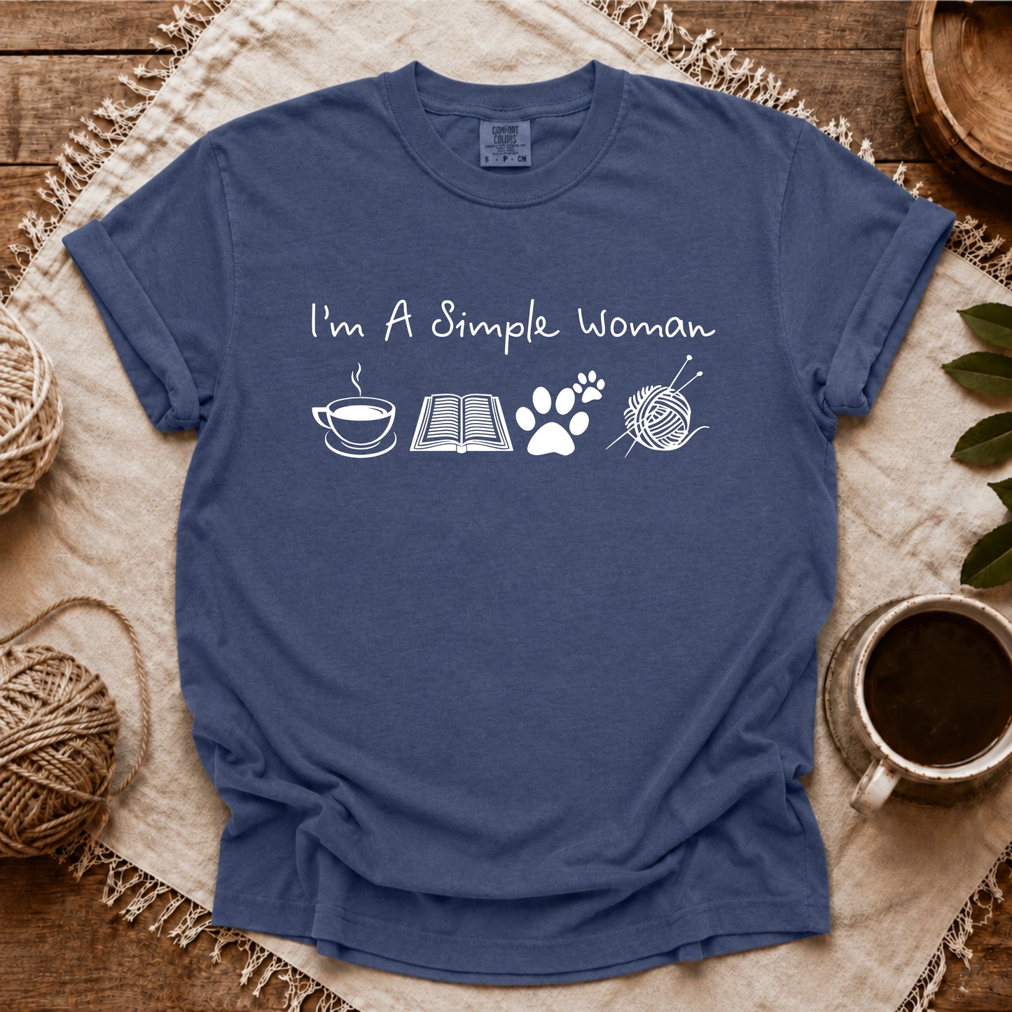 Comfort Colors Simple Woman T-shirt