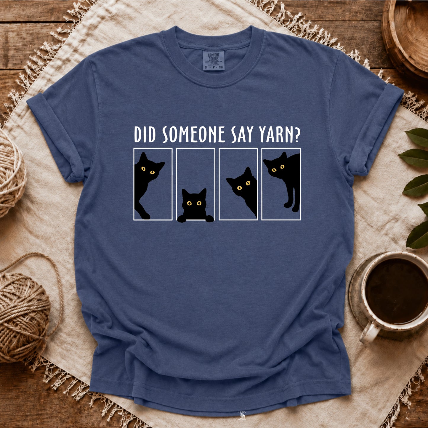 Comfort Colors Someone Say Yarn T-shirt