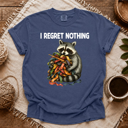 Comfort Colors Strips Of Wool, I Regret Nothing T-shirt
