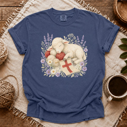 Comfort Colors The Lamb Who Knits Faith T-shirt