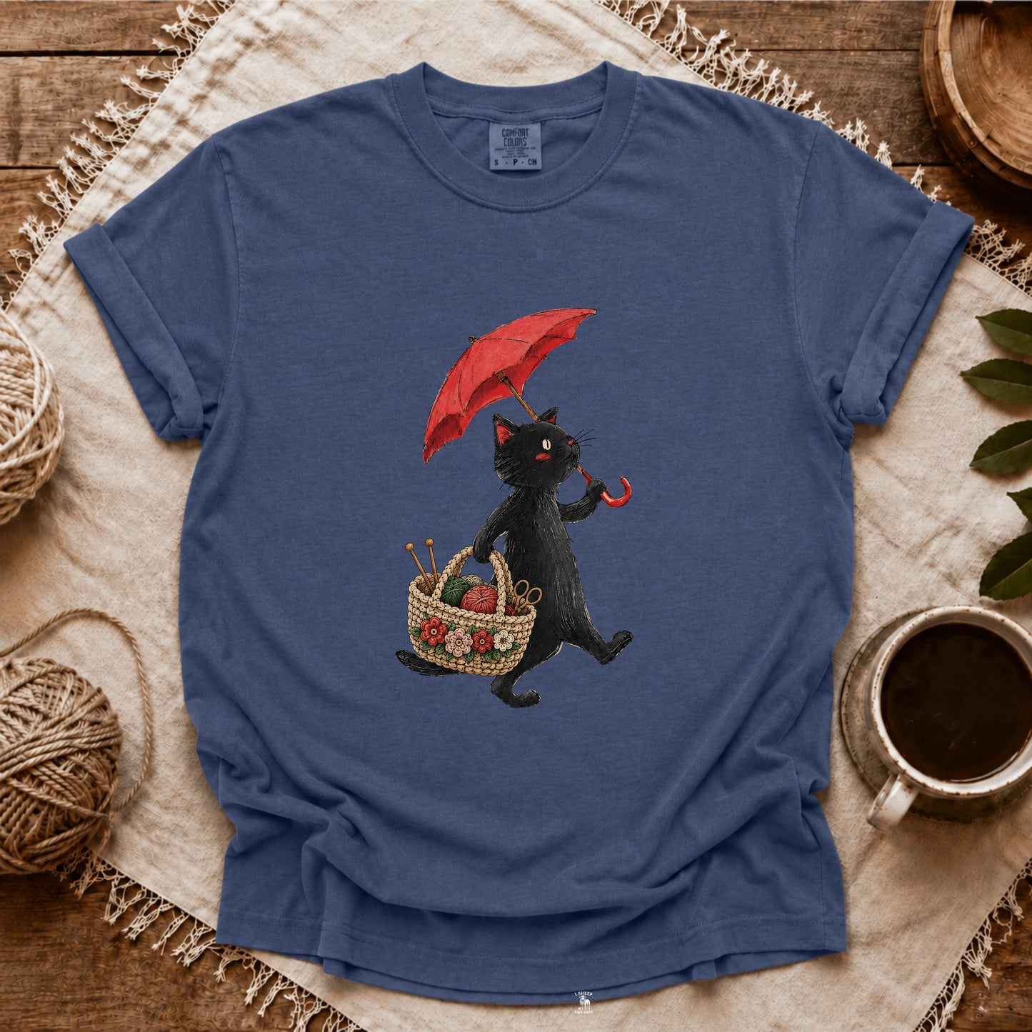 Comfort Colors Way To My Knitting Club T-shirt