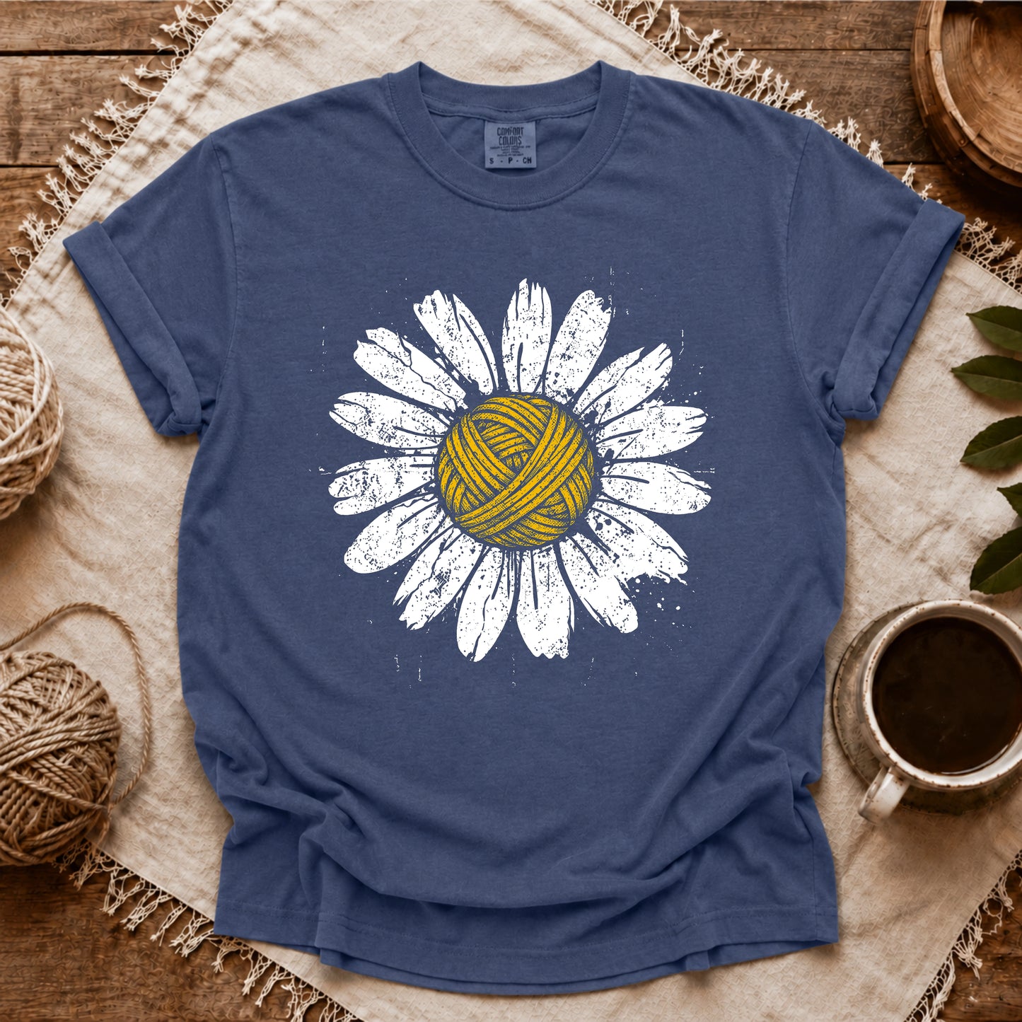Comfort Colors Yarn Daisy T-shirt